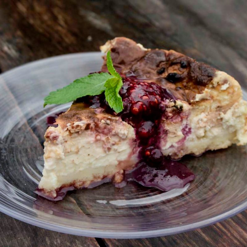 Cheesecake-myrtille